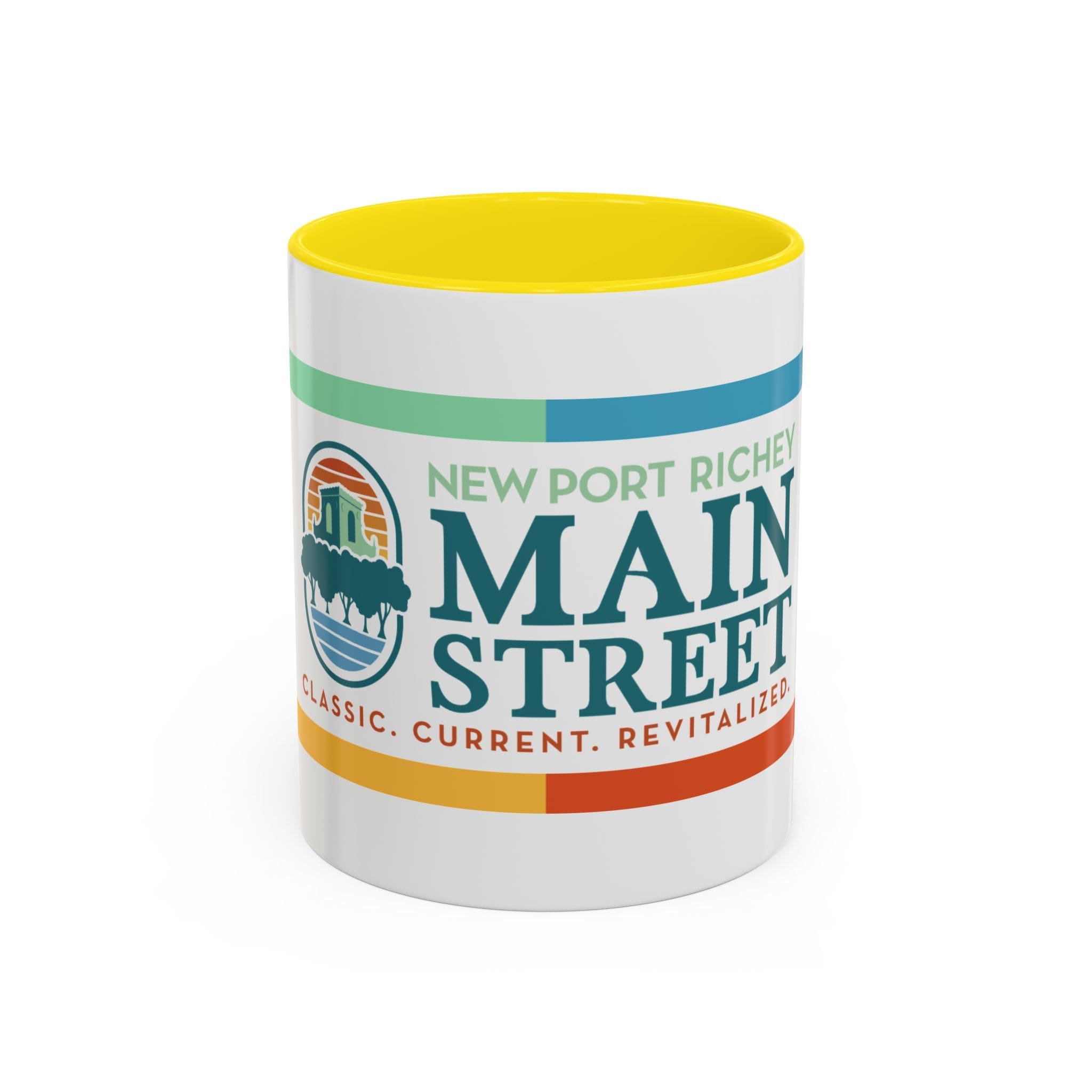 Main Street Accent Coffee Mug - Colorful Travel Souvenir, Perfect Gift for Coffee Lovers, Home Office Decor, Urban Chic, New Port Richey - Image 49